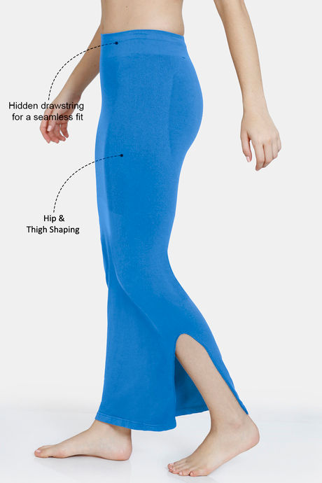 Zivame All Day Seamless Mermaid Saree Shapewear With Removable Drawcord - Navy Blue1 — image 3